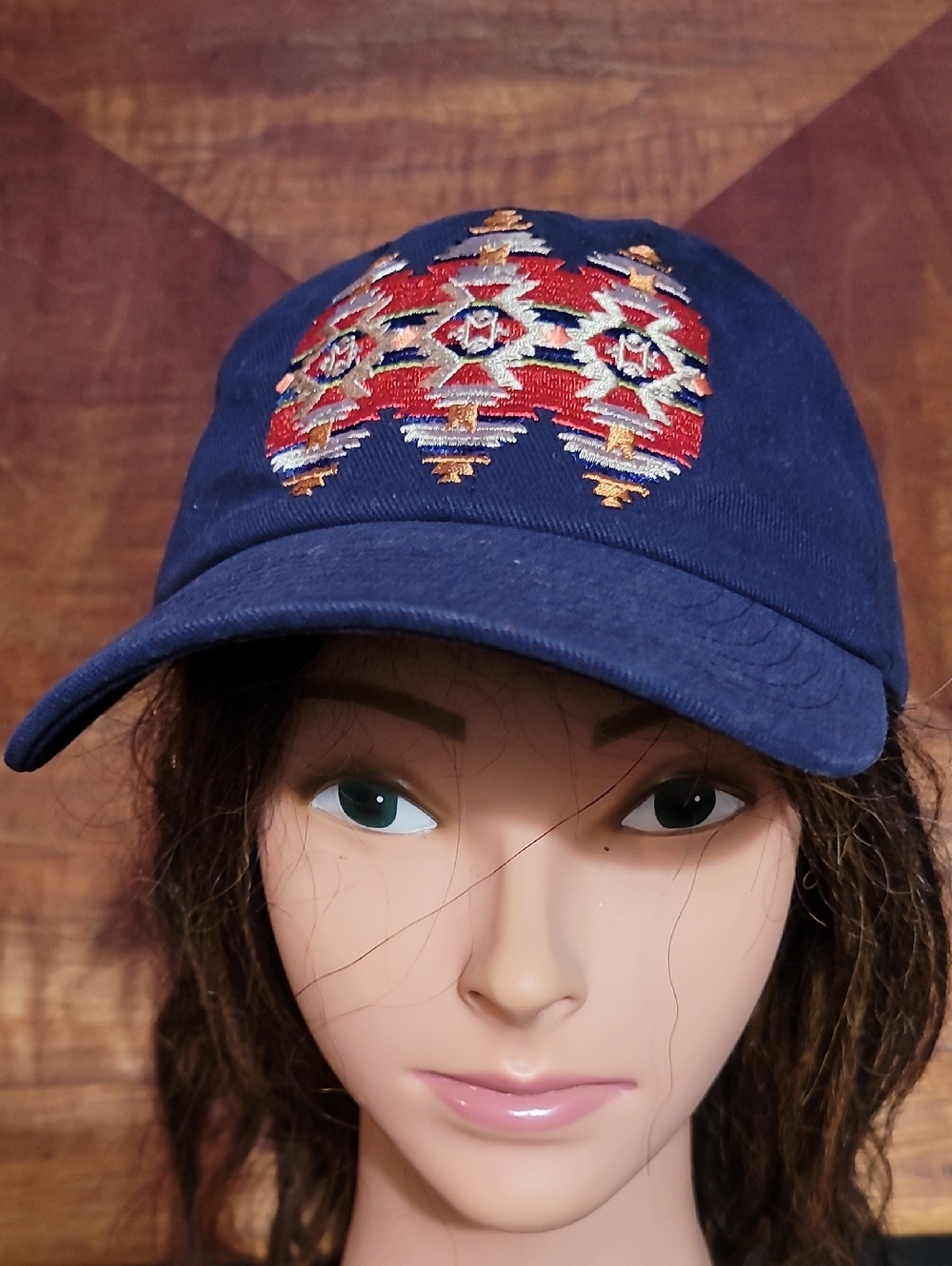 Made In The US. Pendleton. Hat with Native Embroidery. Adjustable Strap. 2017